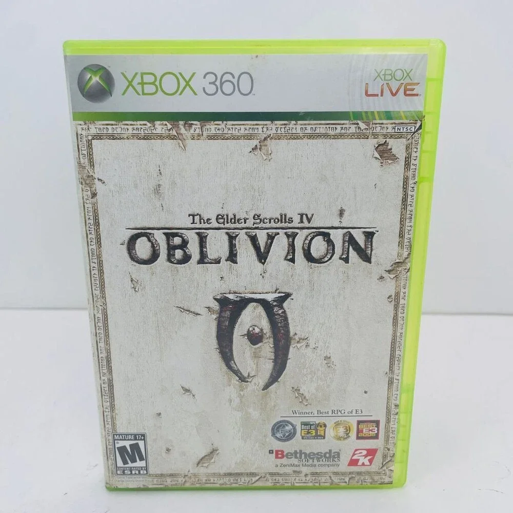 The Elder Scrolls IV 4: Oblivion (Microsoft Xbox 360, 2006) Complete W/ Manual